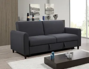 3-Seater Sofa Bed, Dark Grey