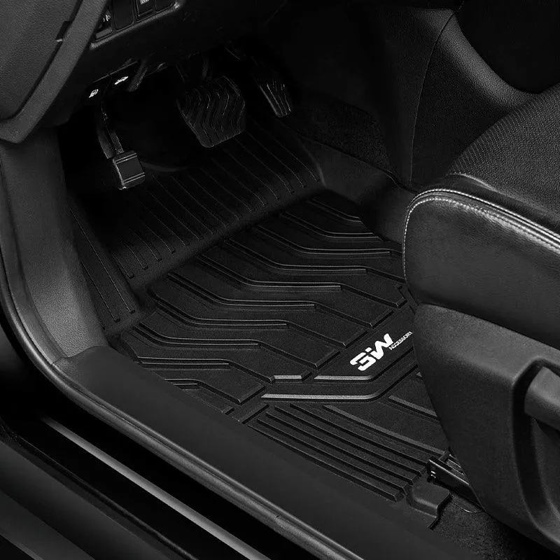 3W Nissan Rogue 2014-2020 Custom Floor Mats Cargo Liner TPE Material & All-Weather Protection