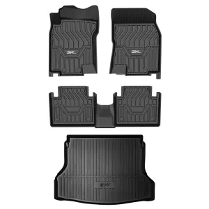 3W Nissan Rogue 2014-2020 Custom Floor Mats Cargo Liner TPE Material & All-Weather Protection
