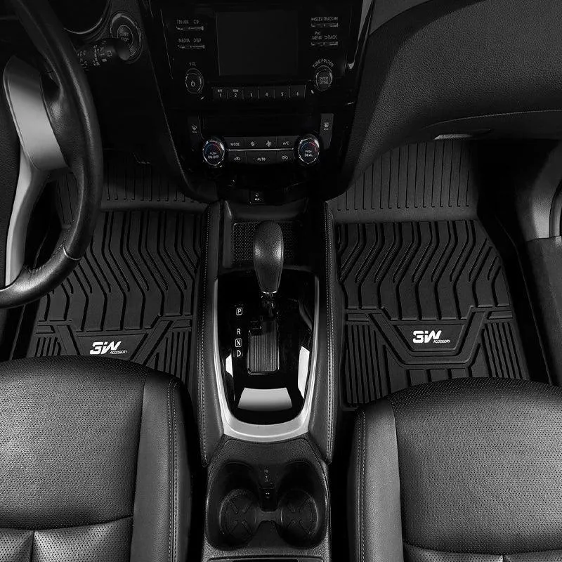 3W Nissan Rogue 2014-2020 Custom Floor Mats Cargo Liner TPE Material & All-Weather Protection