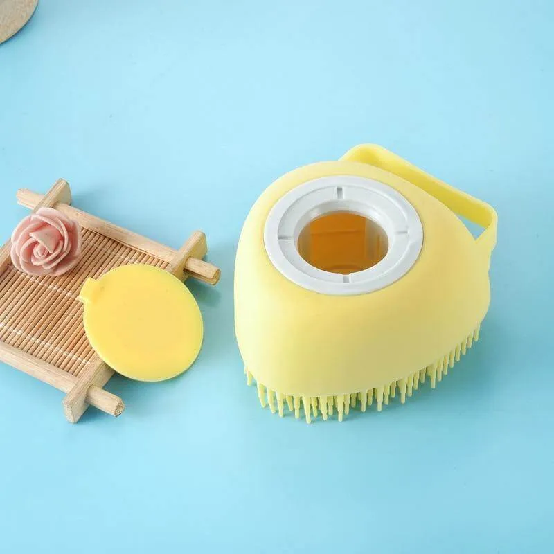Bathing Brush Shampoo Dispenser
