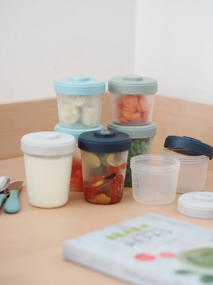 Beaba Toddler Stackable Food Jars - 150mls & 250mls