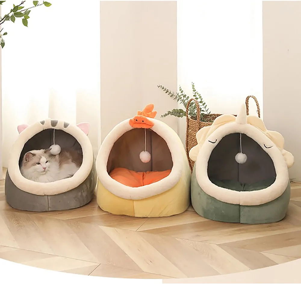 Cat Cave Bed Cozy Cushion