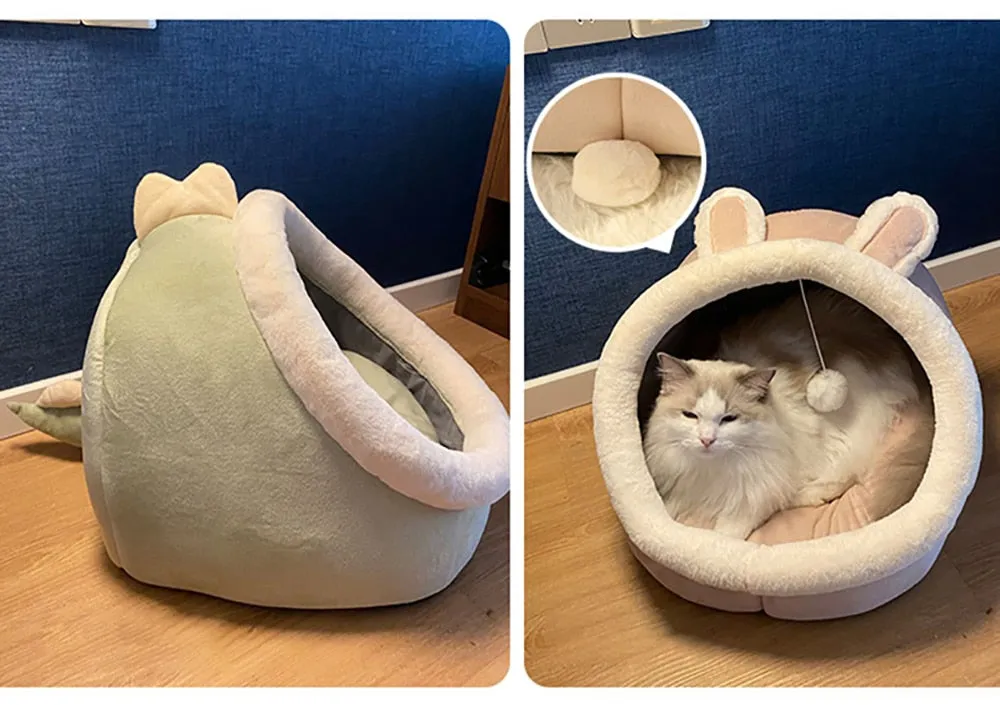Cat Cave Bed Cozy Cushion