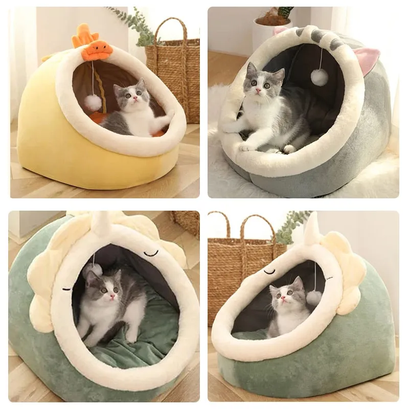 Cat Cave Bed Cozy Cushion