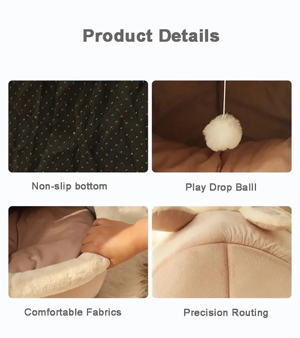 Cat Cave Bed Cozy Cushion