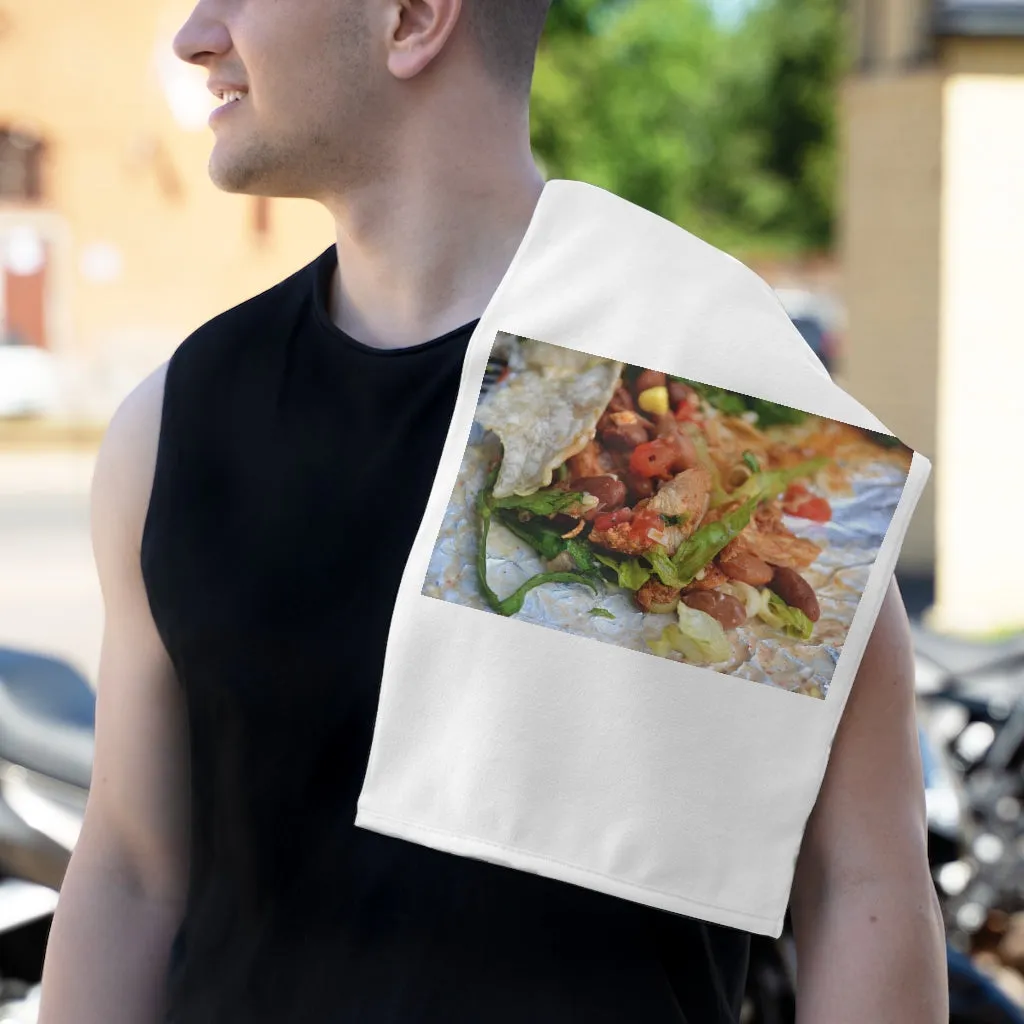 Chicken Burrito Rally Towel, 11x18