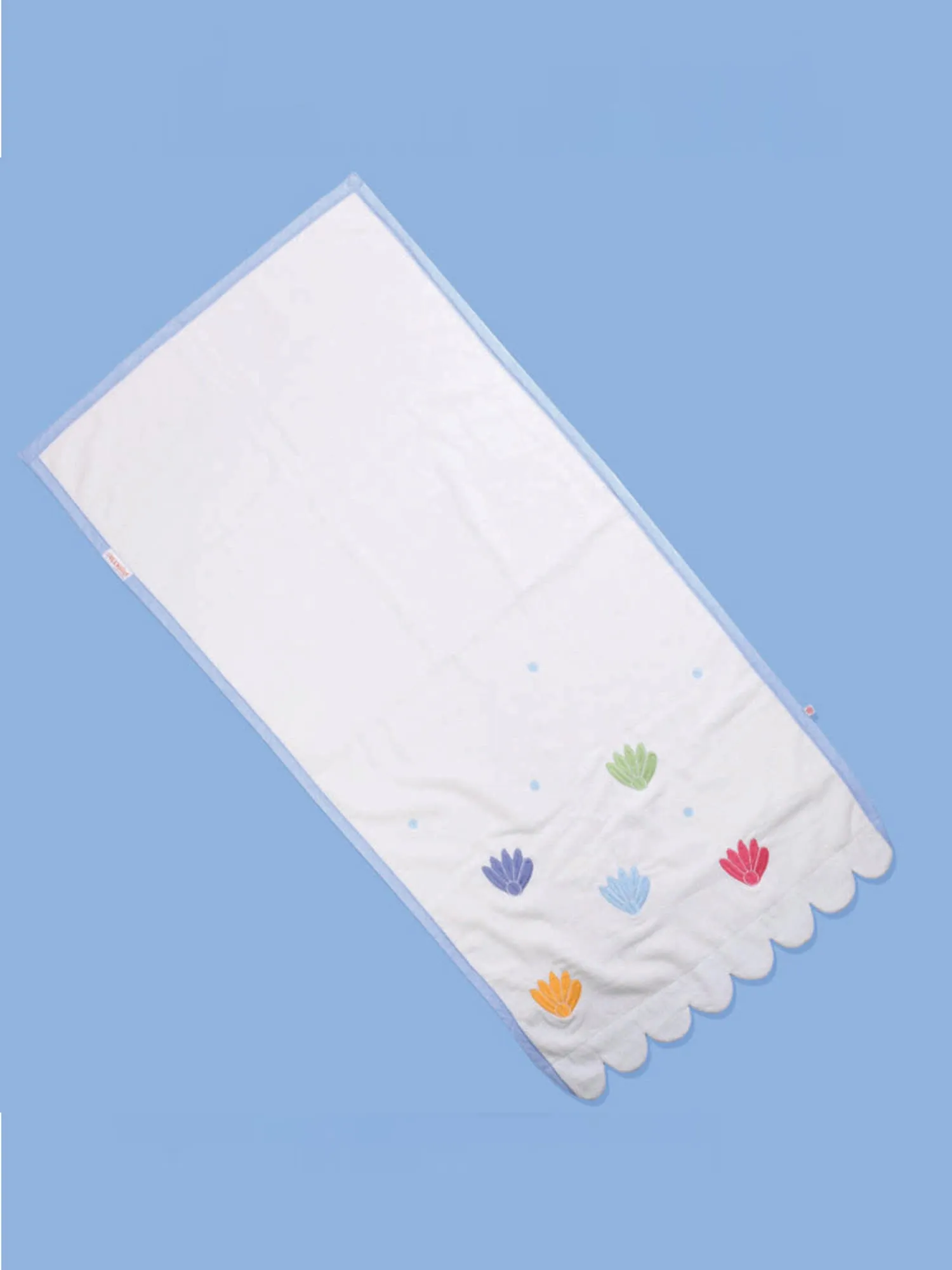 Coral Wonder - Organic Cotton Baby Bath Towel