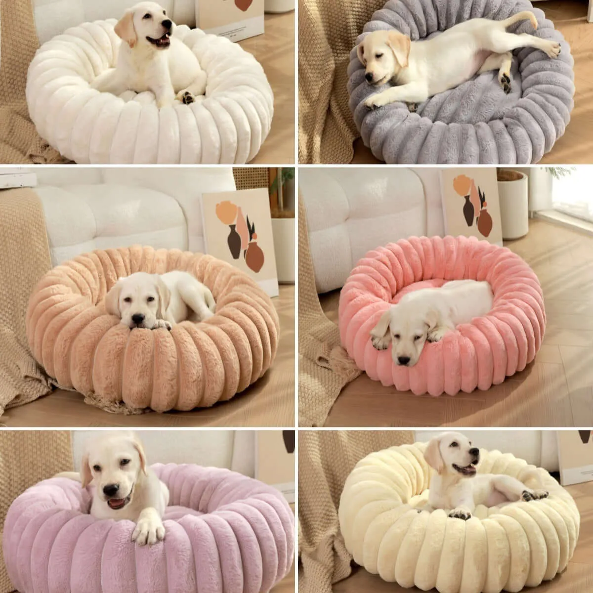 Cozy Pet Bed – Soft, Non-Slip & Warm Bed for Dogs & Cats