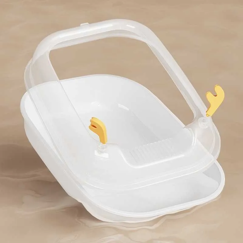 Fawn Design Large Size Semi-Enclosed Cat Litter Box