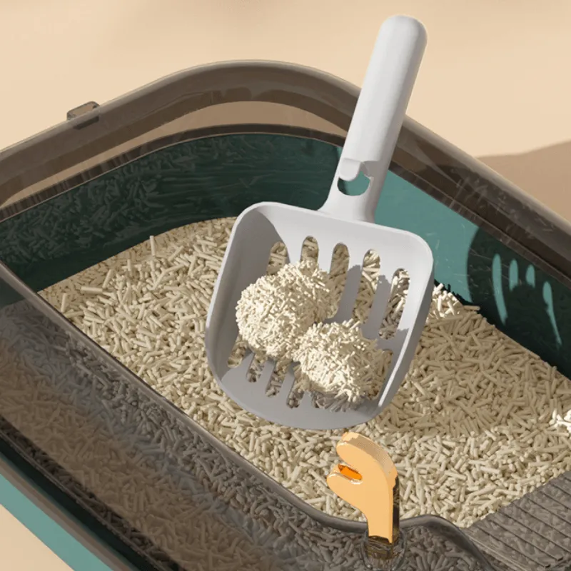 Fawn Design Large Size Semi-Enclosed Cat Litter Box