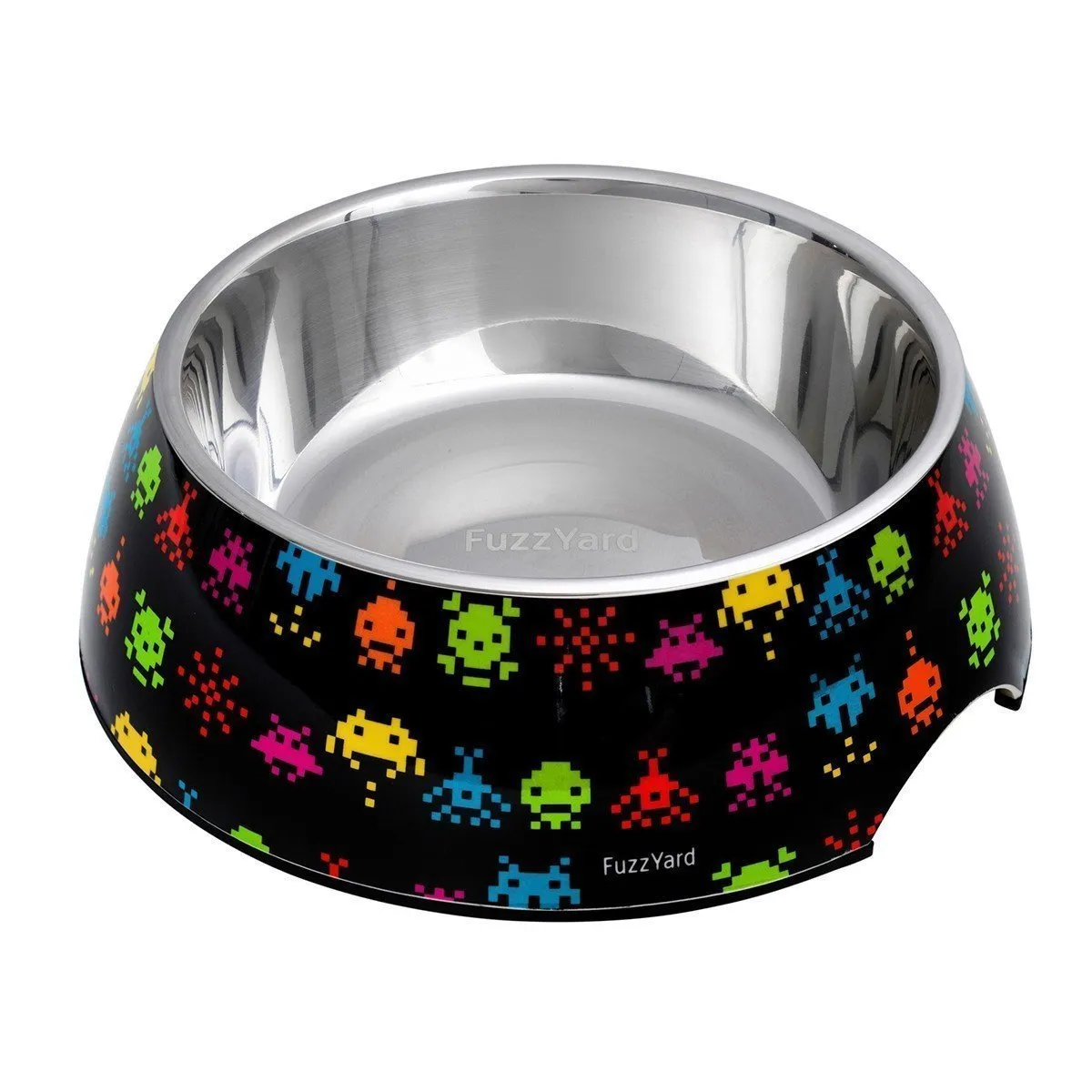 FuzzYard Space Raiders Melamine Dog Feeding Bowl