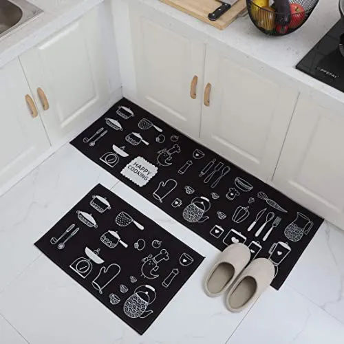 HomeCloud Kitchen mat 6mm Fruit Printed Thick Anti Slip, Washable, Big Size, Printed, Designer Folding Kitchen Mat for Floor Home Bedroom Standard Size (40 x 120 cm 40 x 60 cm)