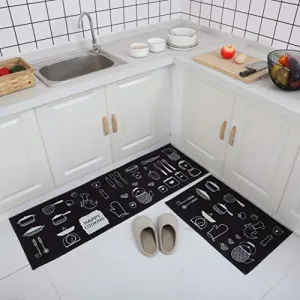 HomeCloud Kitchen mat 6mm Fruit Printed Thick Anti Slip, Washable, Big Size, Printed, Designer Folding Kitchen Mat for Floor Home Bedroom Standard Size (40 x 120 cm 40 x 60 cm)