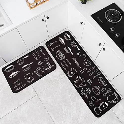 HomeCloud Kitchen mat 6mm Fruit Printed Thick Anti Slip, Washable, Big Size, Printed, Designer Folding Kitchen Mat for Floor Home Bedroom Standard Size (40 x 120 cm 40 x 60 cm)