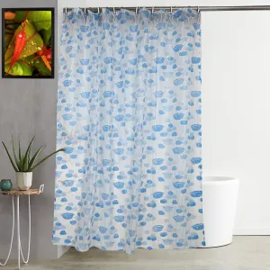 Kuber Industries Shower Curtain & Bathmat Set | Non-Slip Bath mats for Bathroom | Easy-Slide Curtains | Polyester Curtain or Bathmat for Bath Décor | XTL329-3T | 15 Pcs Set | Multicolor