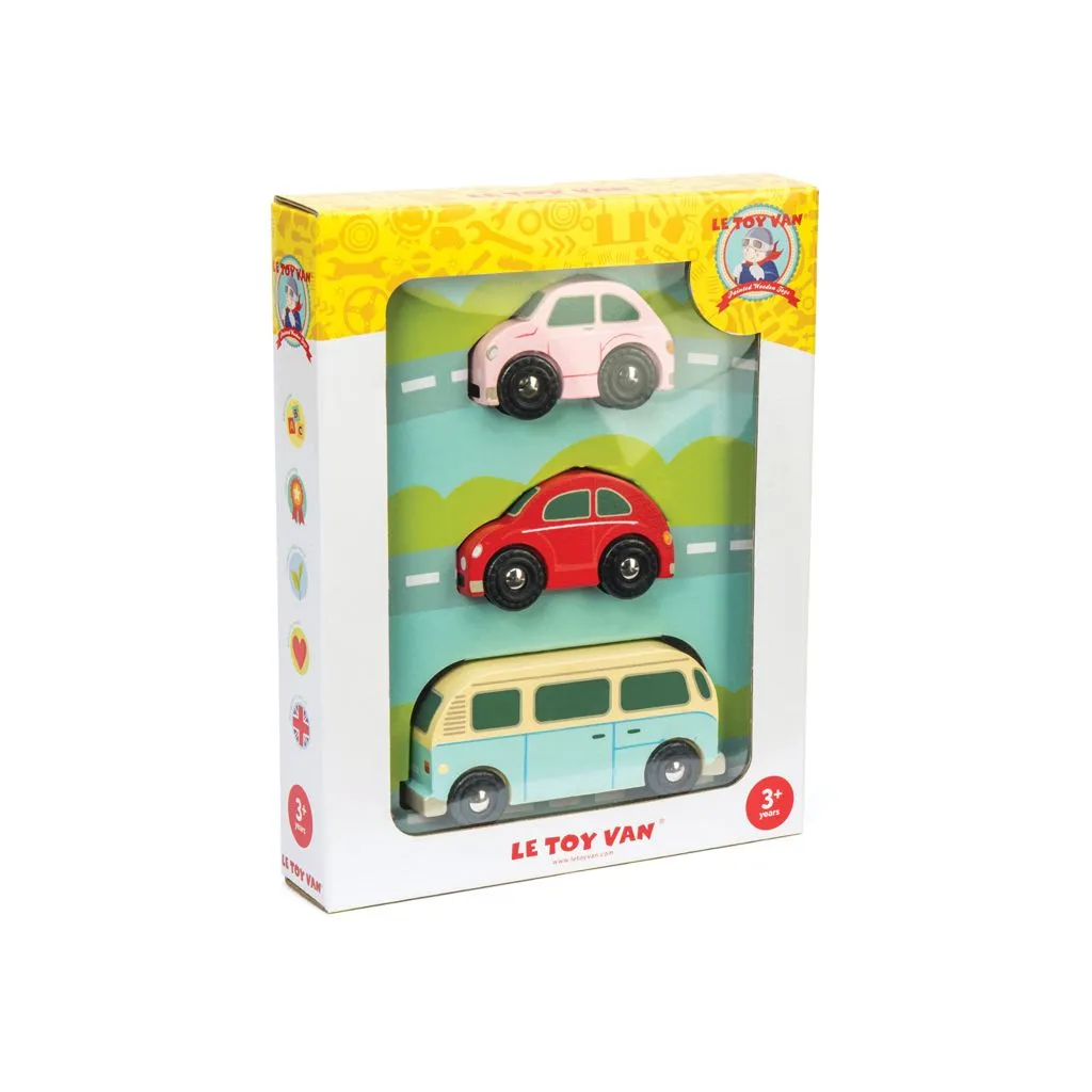 Le Toy Van Retro Metro Car Set