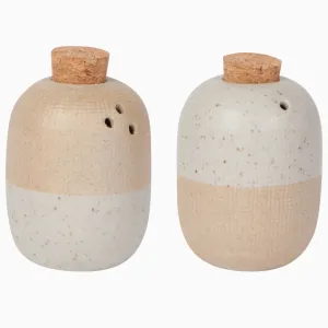 Maison Stoneware Salt   Pepper Shakers