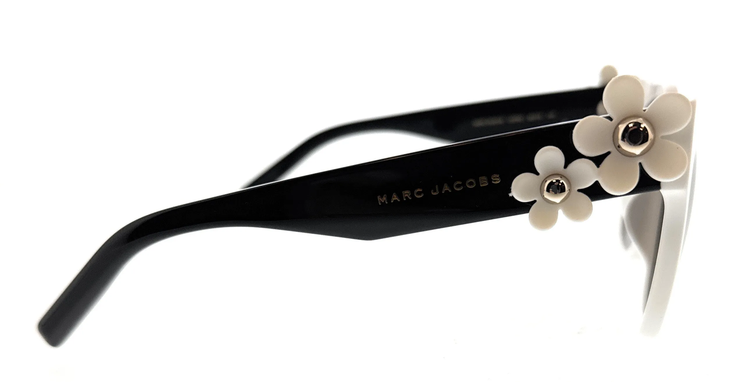 Marc Jacobs DAISY/S 0CCP White/Black Cateye Sunglasses