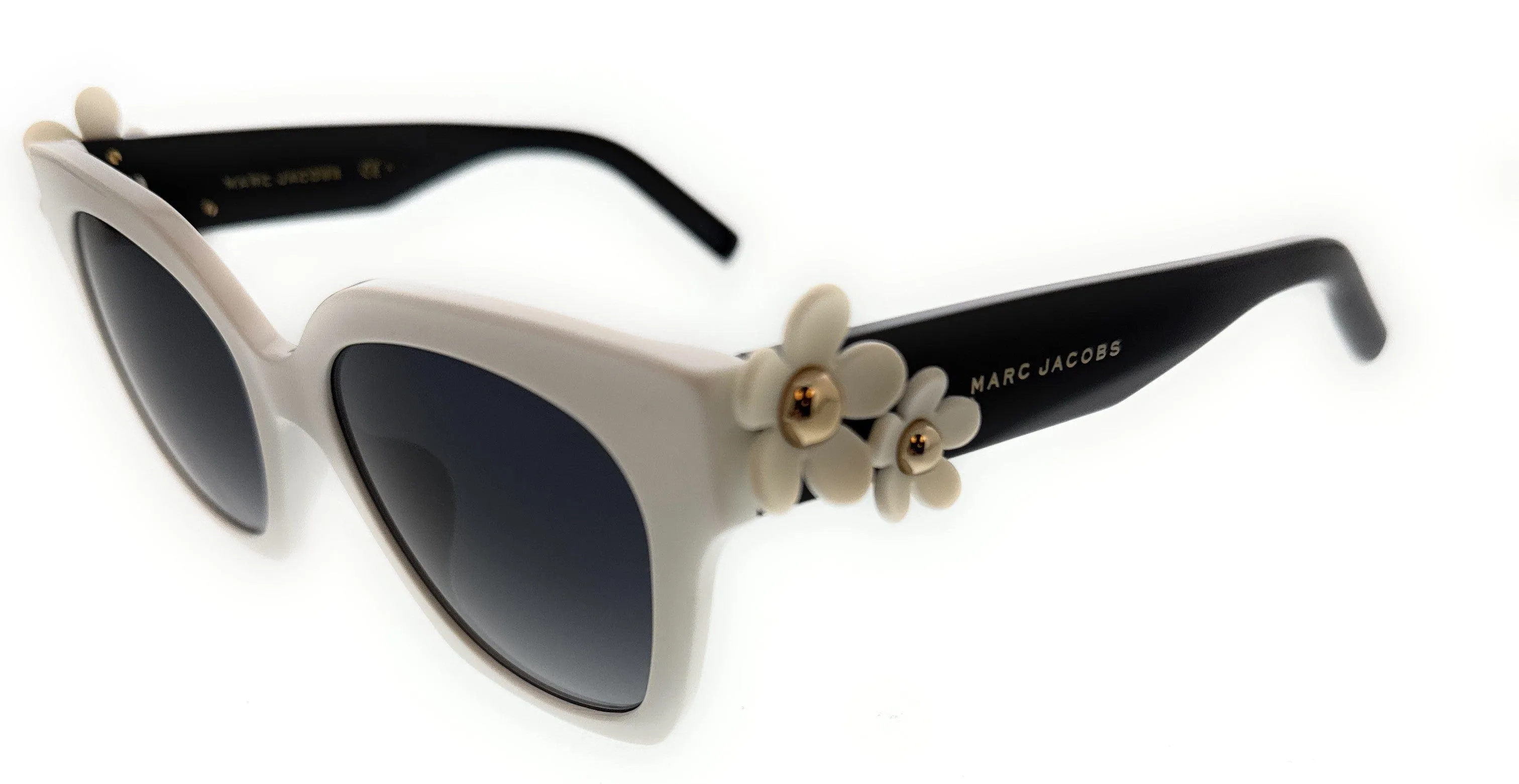 Marc Jacobs DAISY/S 0CCP White/Black Cateye Sunglasses