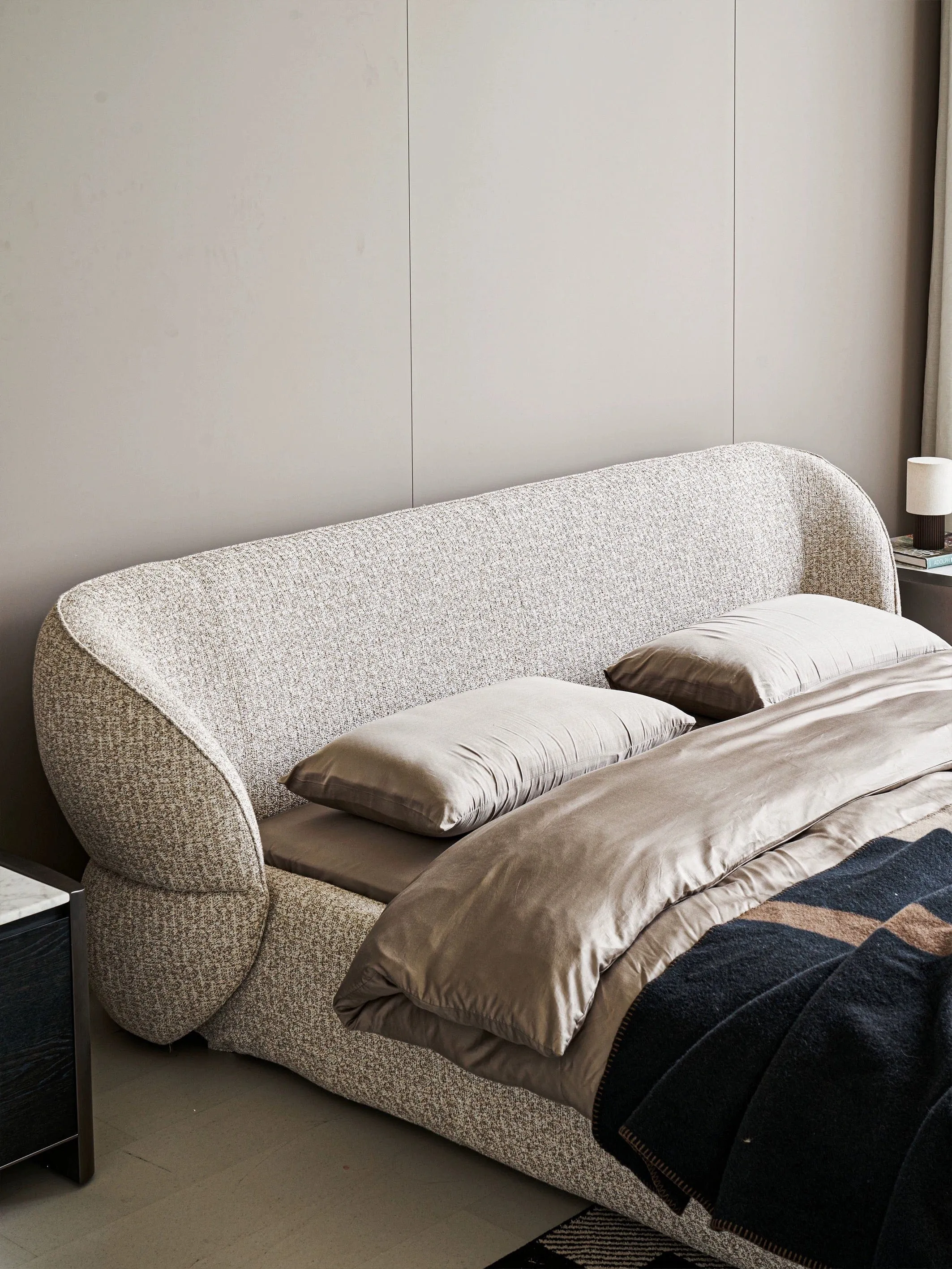 Melia Performance Boucle Bed Frame