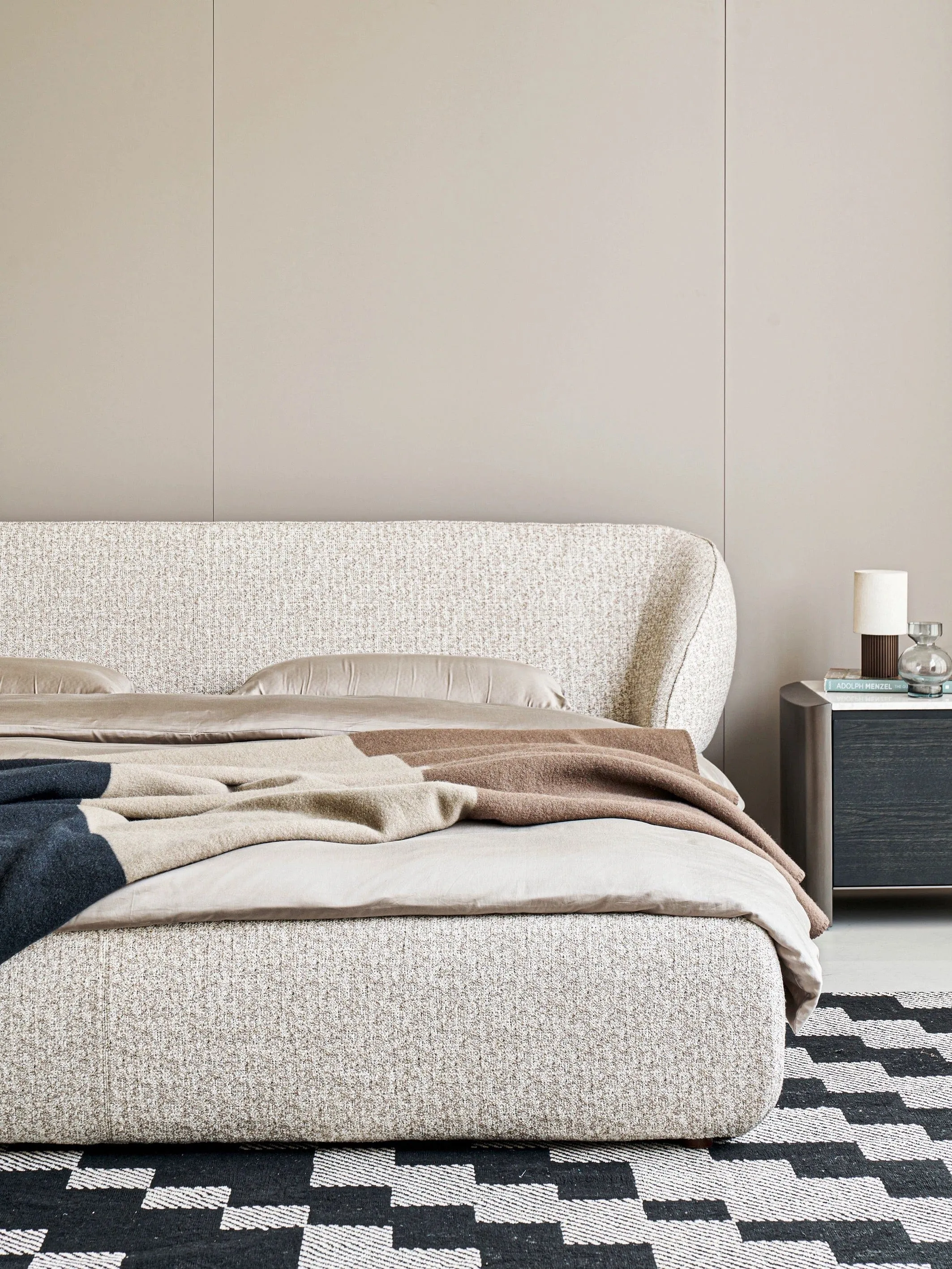 Melia Performance Boucle Bed Frame
