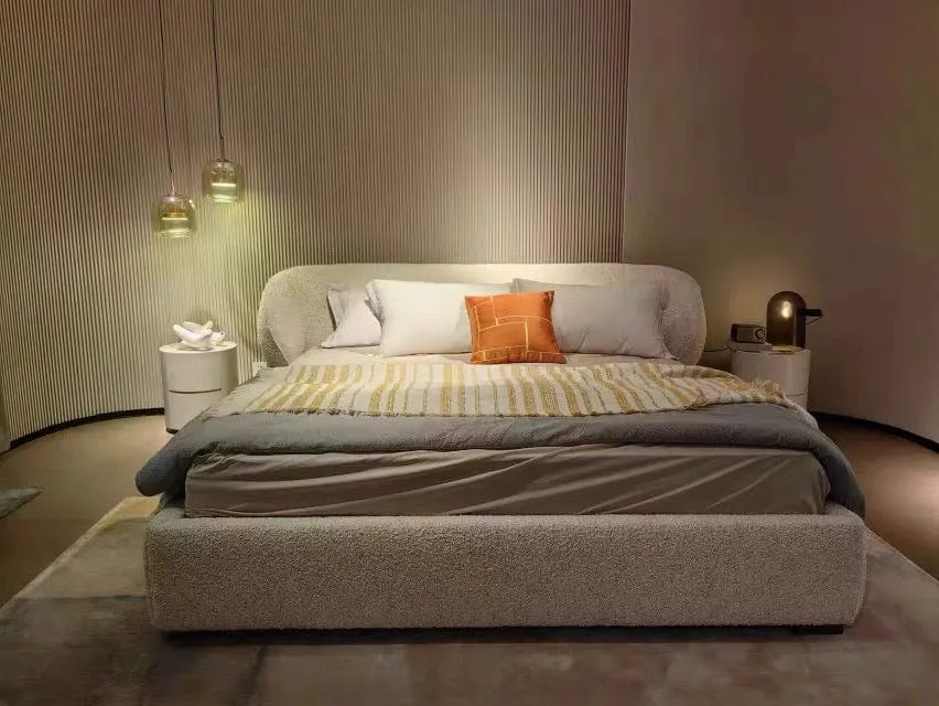Melia Performance Boucle Bed Frame