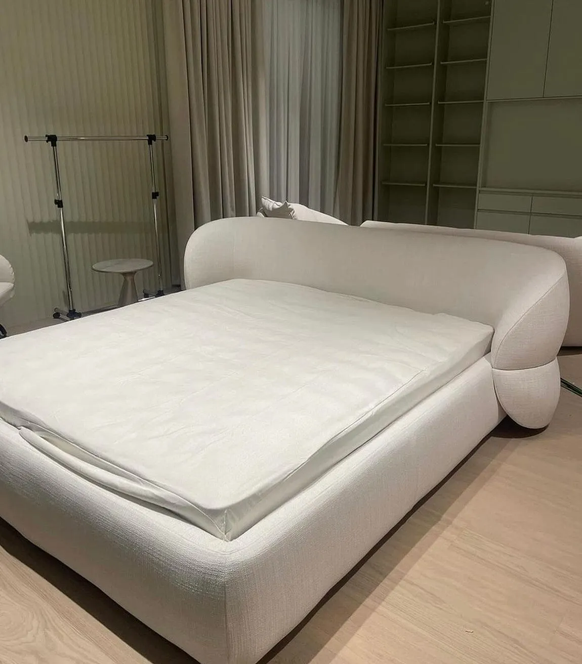 Melia Performance Boucle Bed Frame