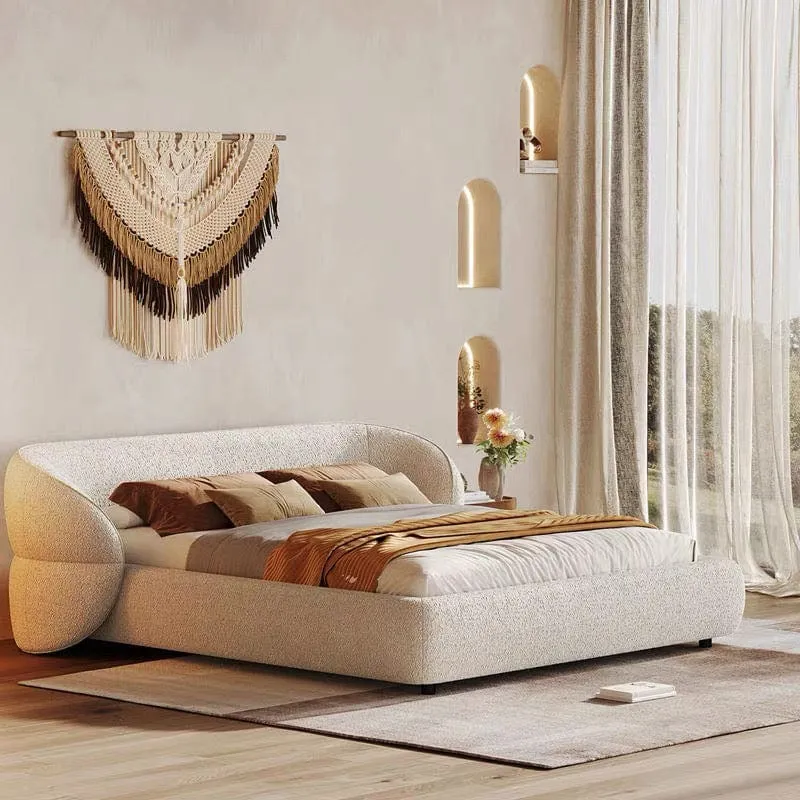 Melia Performance Boucle Bed Frame