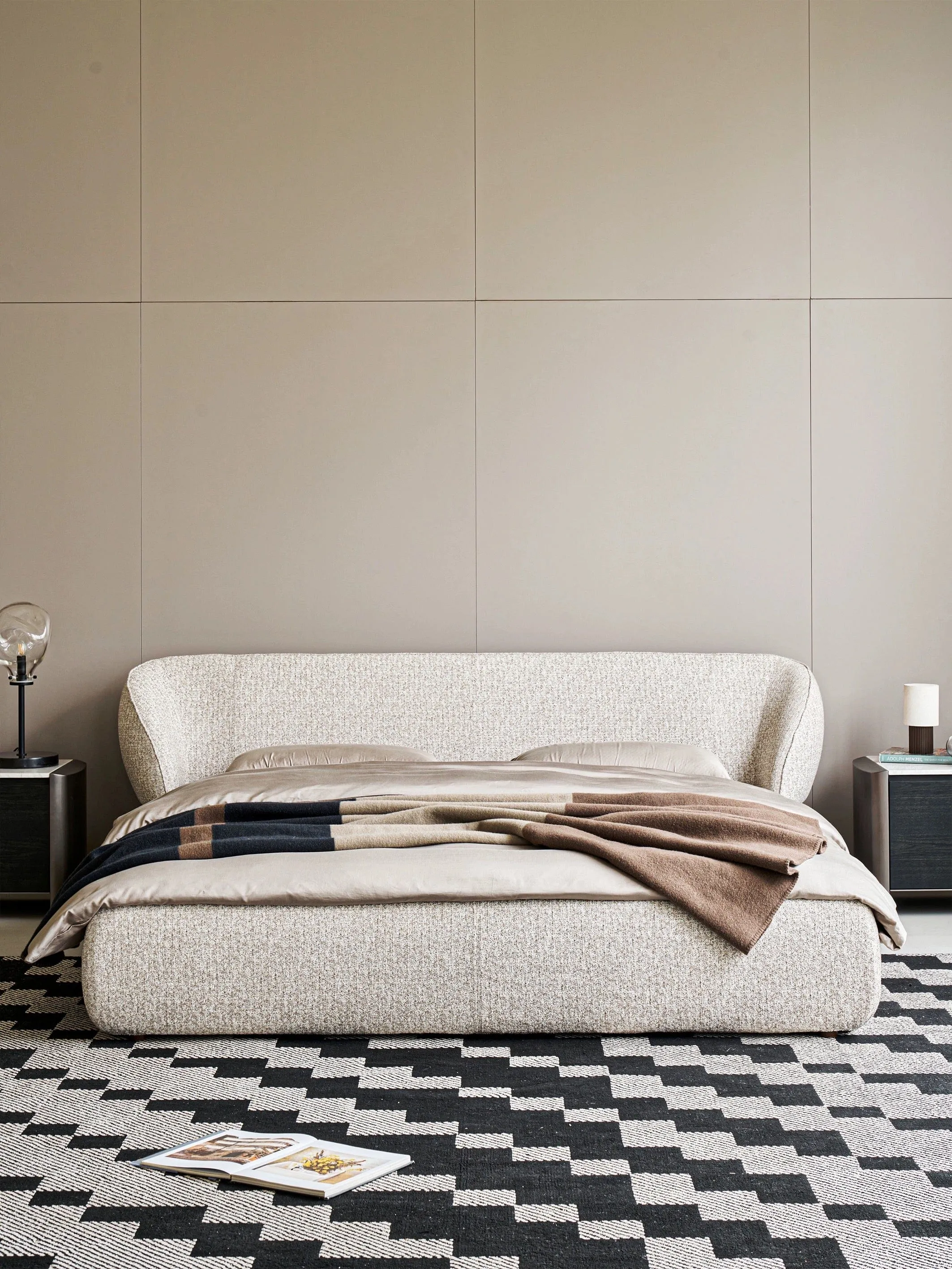 Melia Performance Boucle Bed Frame