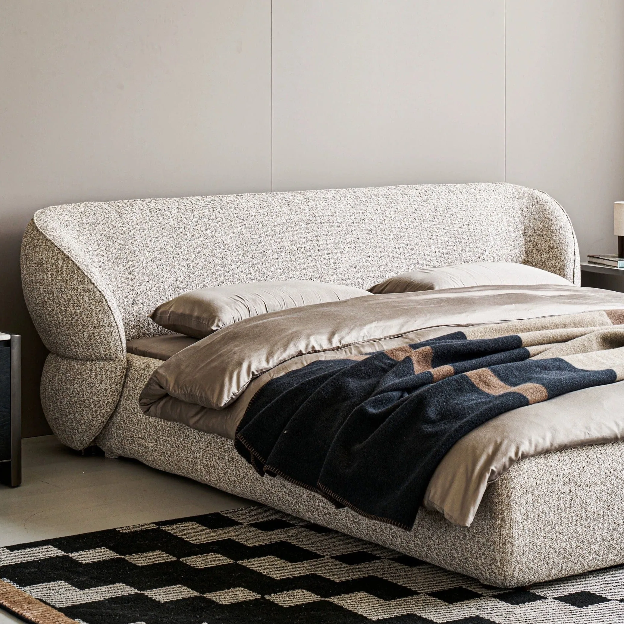 Melia Performance Boucle Bed Frame