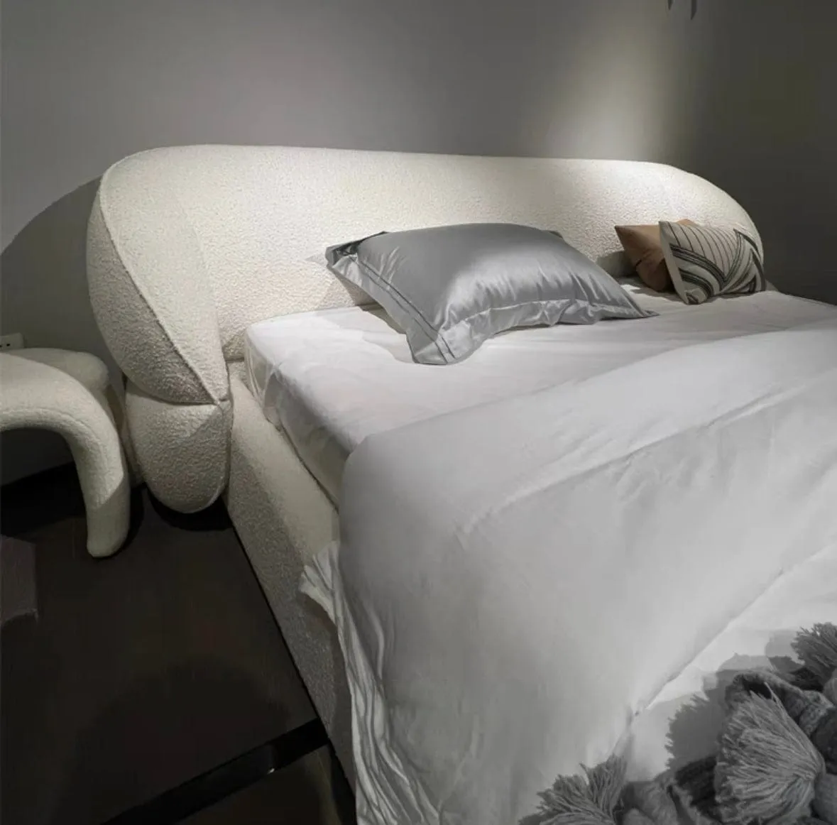 Melia Performance Boucle Bed Frame