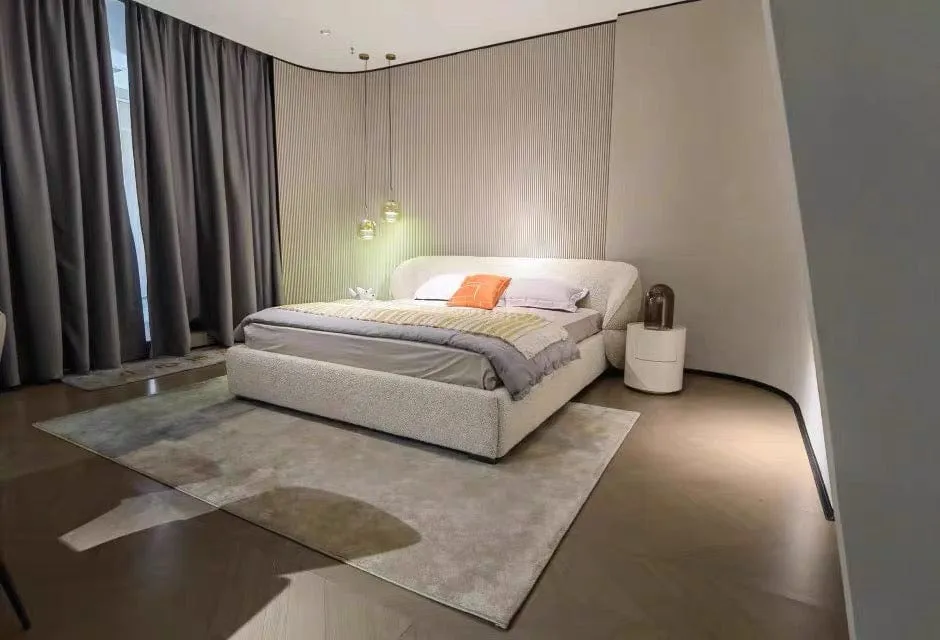 Melia Performance Boucle Bed Frame