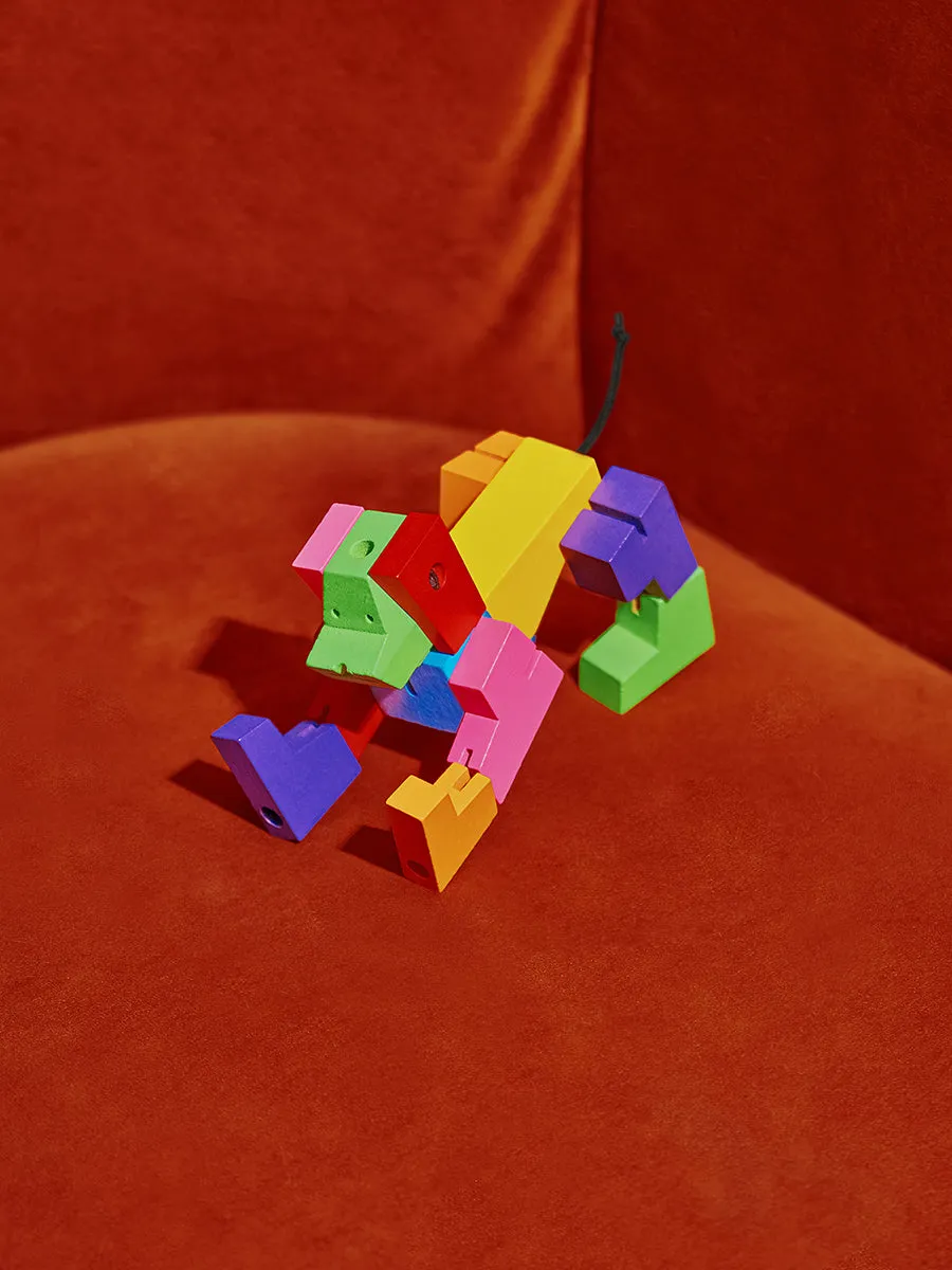 Milo Multicolored Cubebot Dog