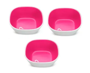 Munchkin 3 Piece Toddler Splash Bowl Set, Pink