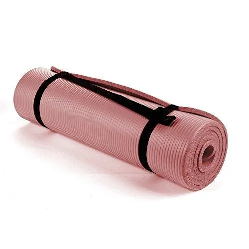 NBR Foam Yoga Mat 15mm Thick - Red Purple