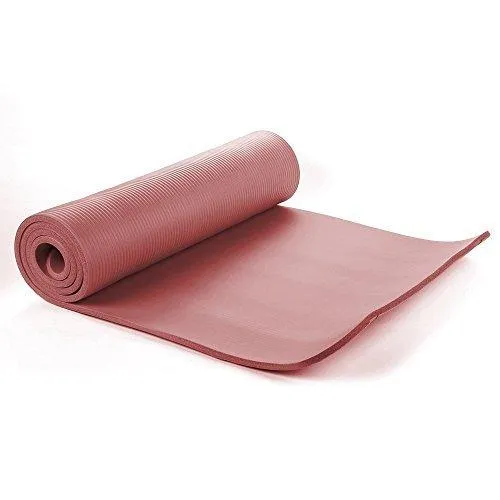 NBR Foam Yoga Mat 15mm Thick - Red Purple
