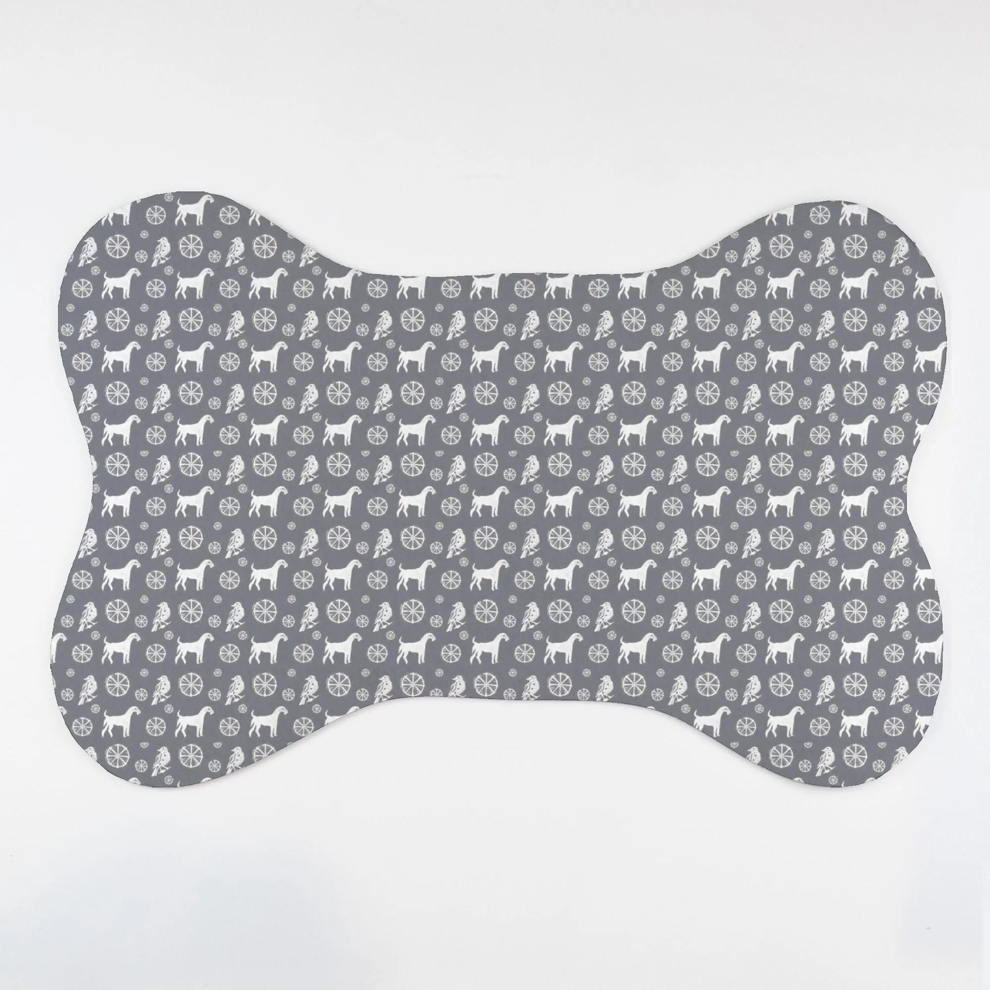 Pet Mat: Bird Dog, Charcoal