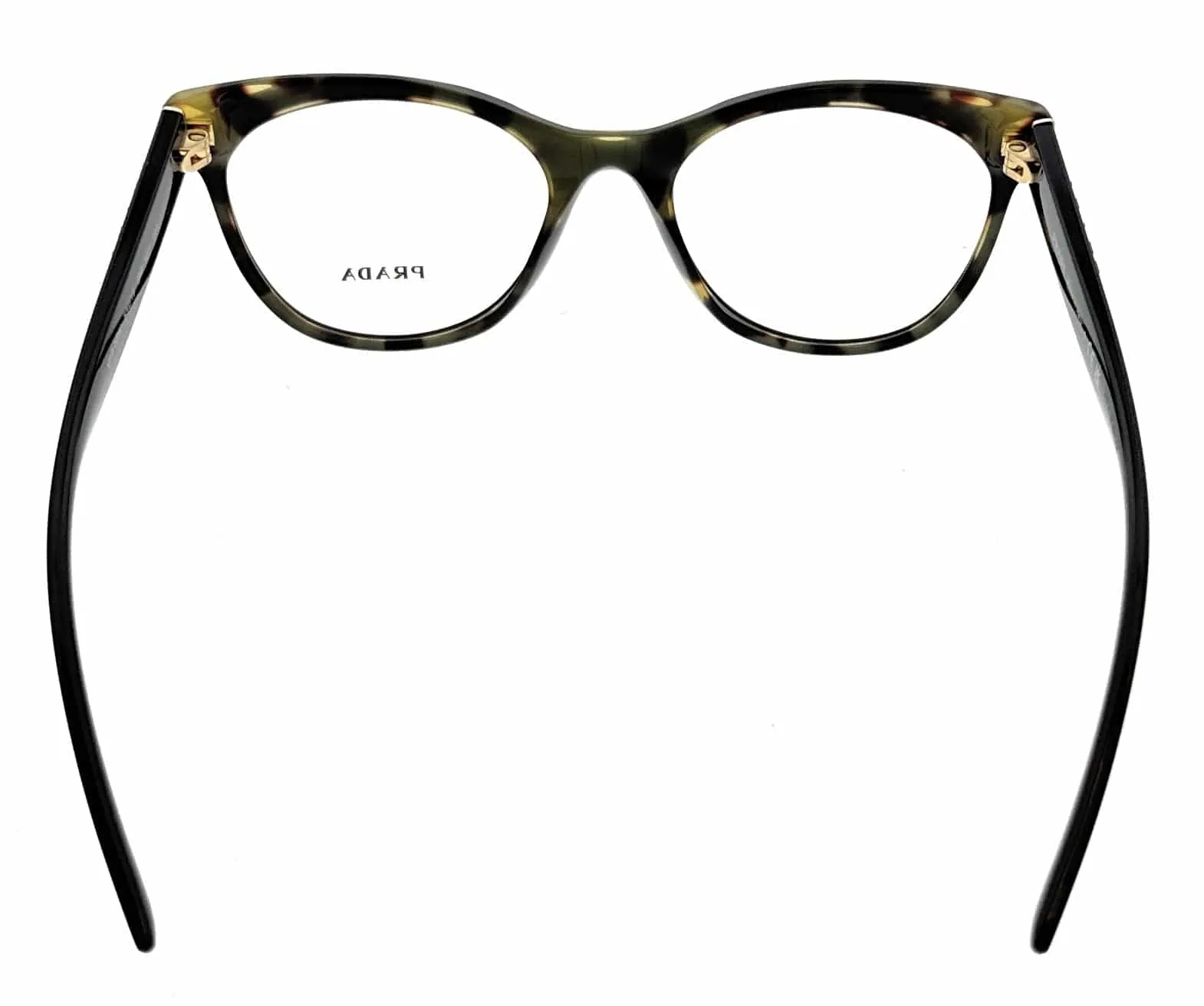 Prada 0PR 05WV 07H1O151 Cat Eye Full Rim Black/Havana Eyeglasses