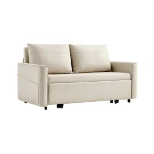PRIMROSE White Fabric Sofabed