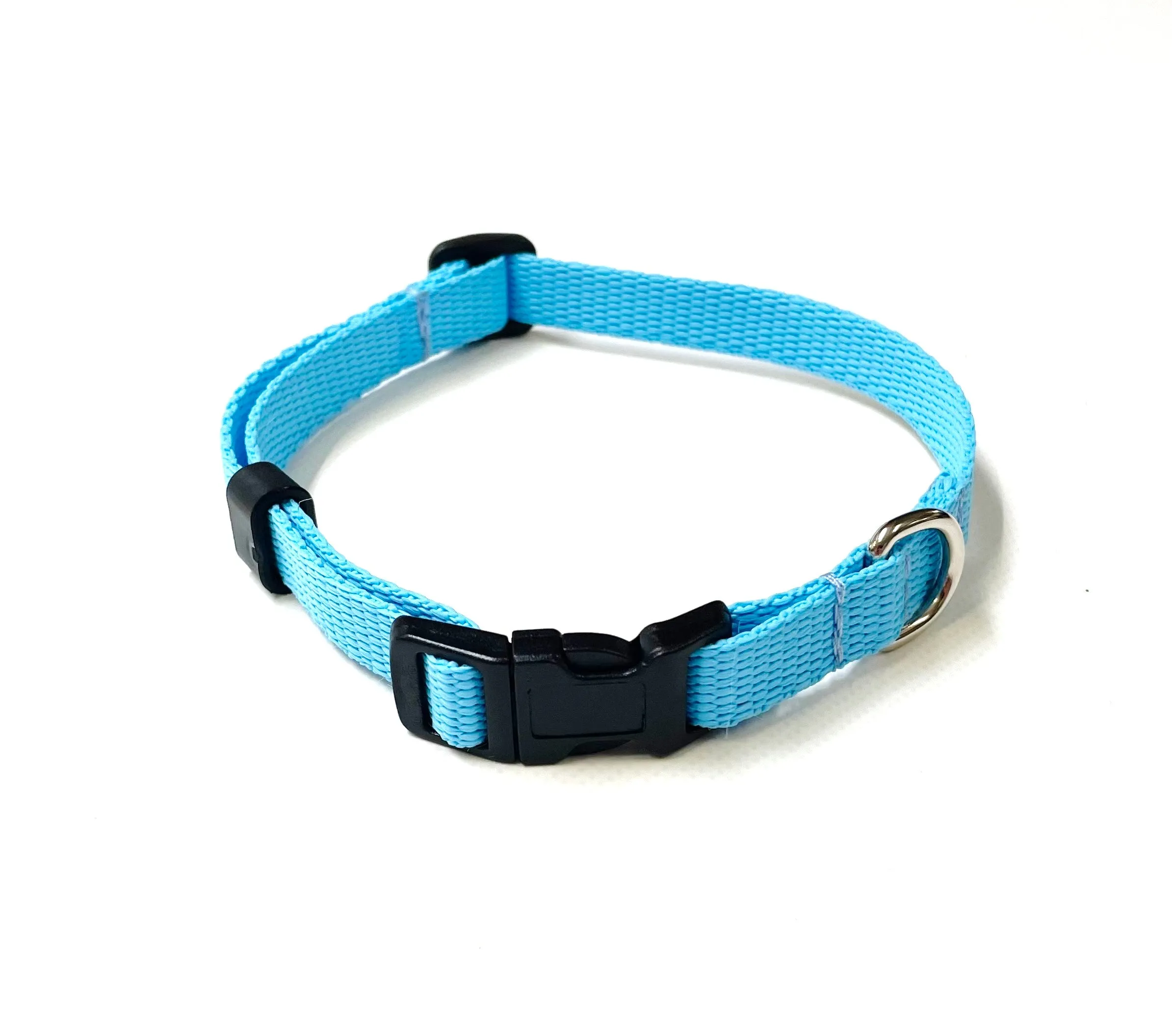 Puppy Dog Collars 13mm Webbing Strong Durable Adjustable In 19 Colours Sizes X Small And Small