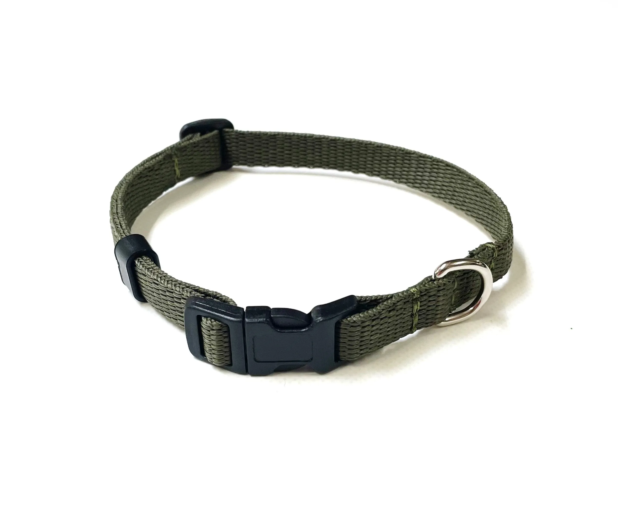 Puppy Dog Collars 13mm Webbing Strong Durable Adjustable In 19 Colours Sizes X Small And Small