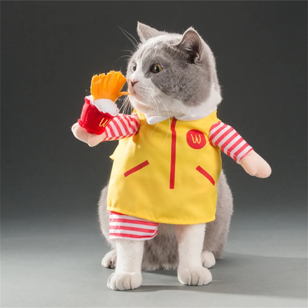 Ronald McDonald Cat Costume