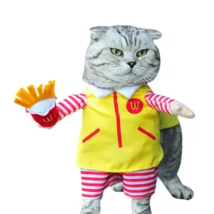 Ronald McDonald Cat Costume
