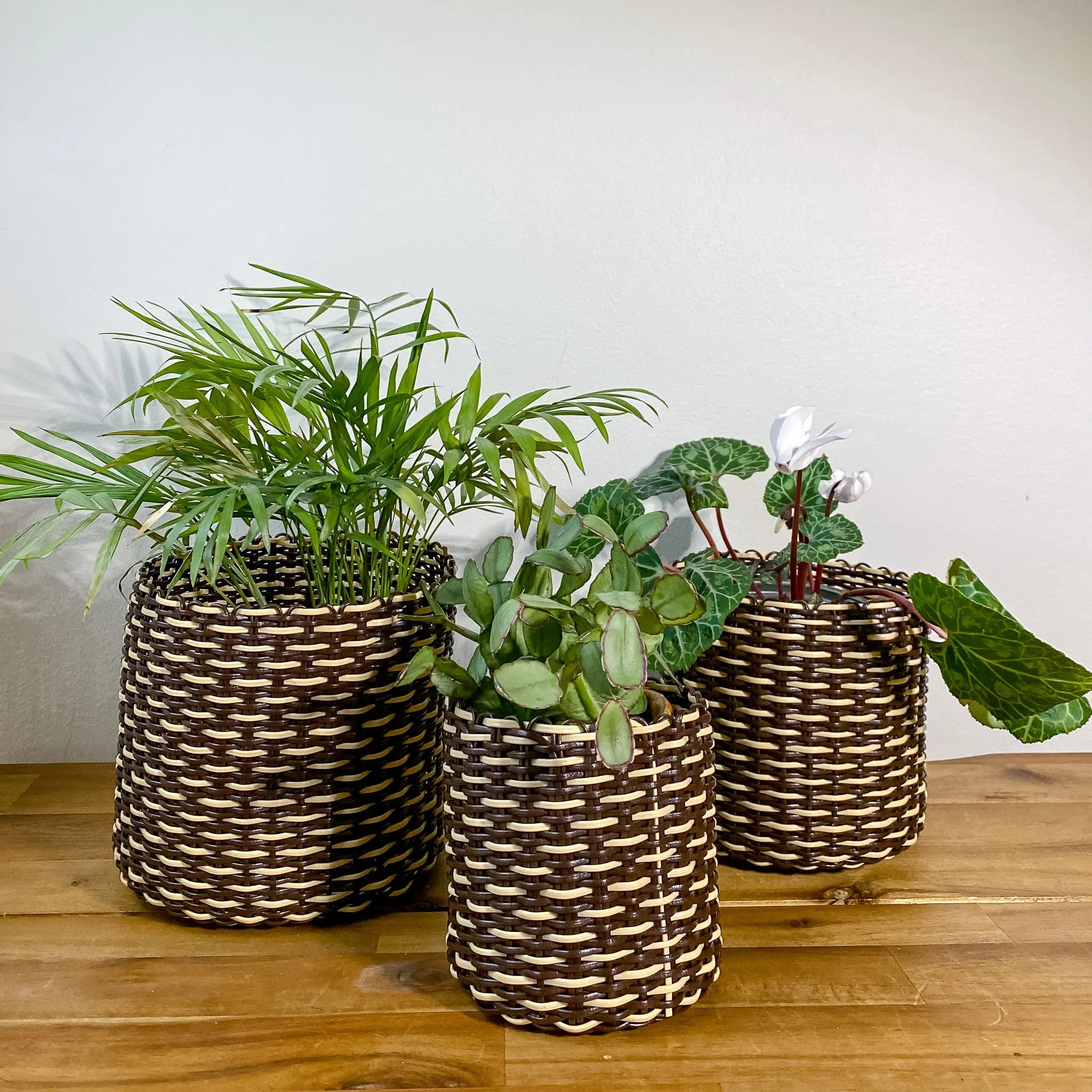 round 'catch all' / planters ~ interweave