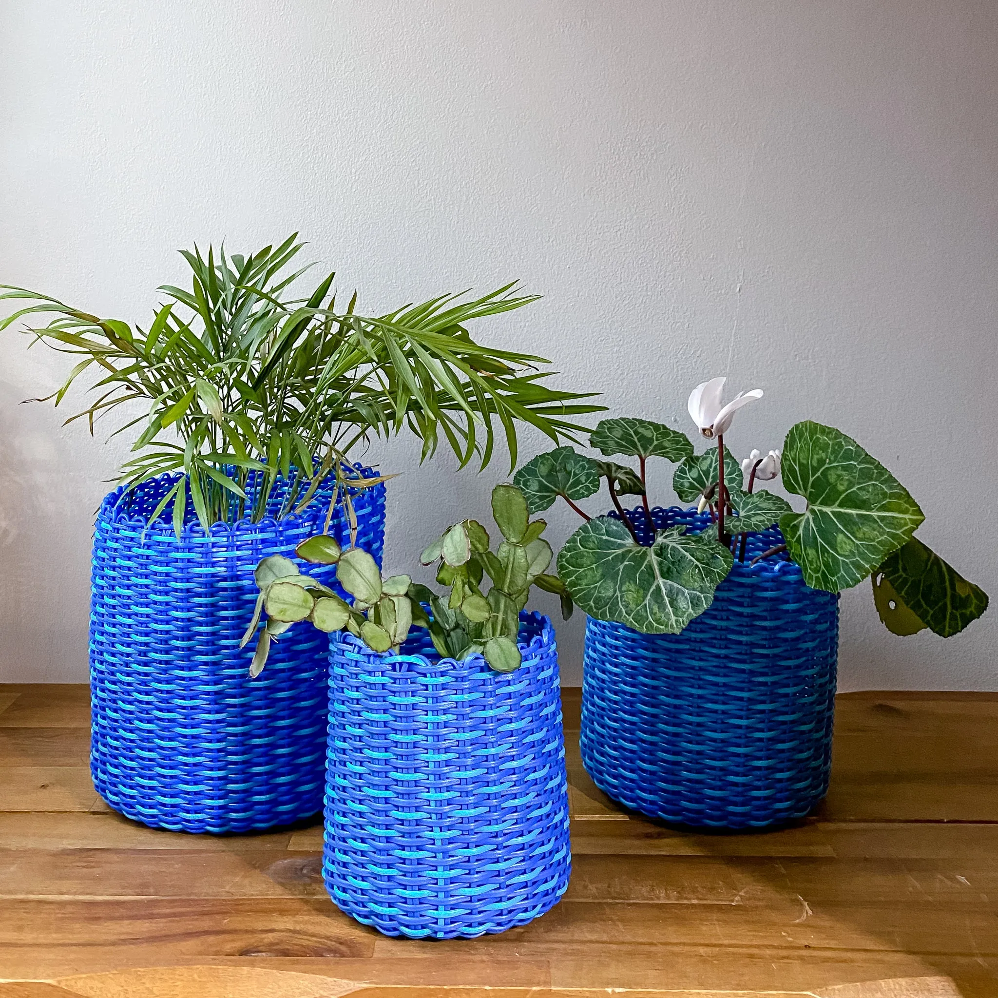 round 'catch all' / planters ~ interweave