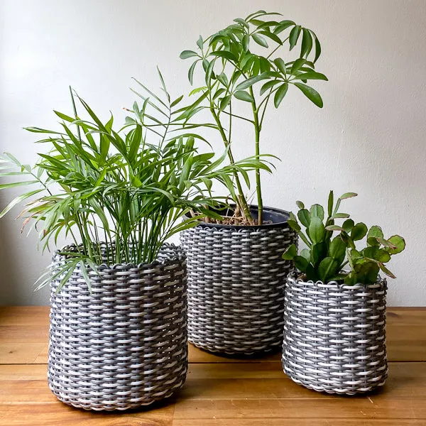 round 'catch all' / planters ~ interweave