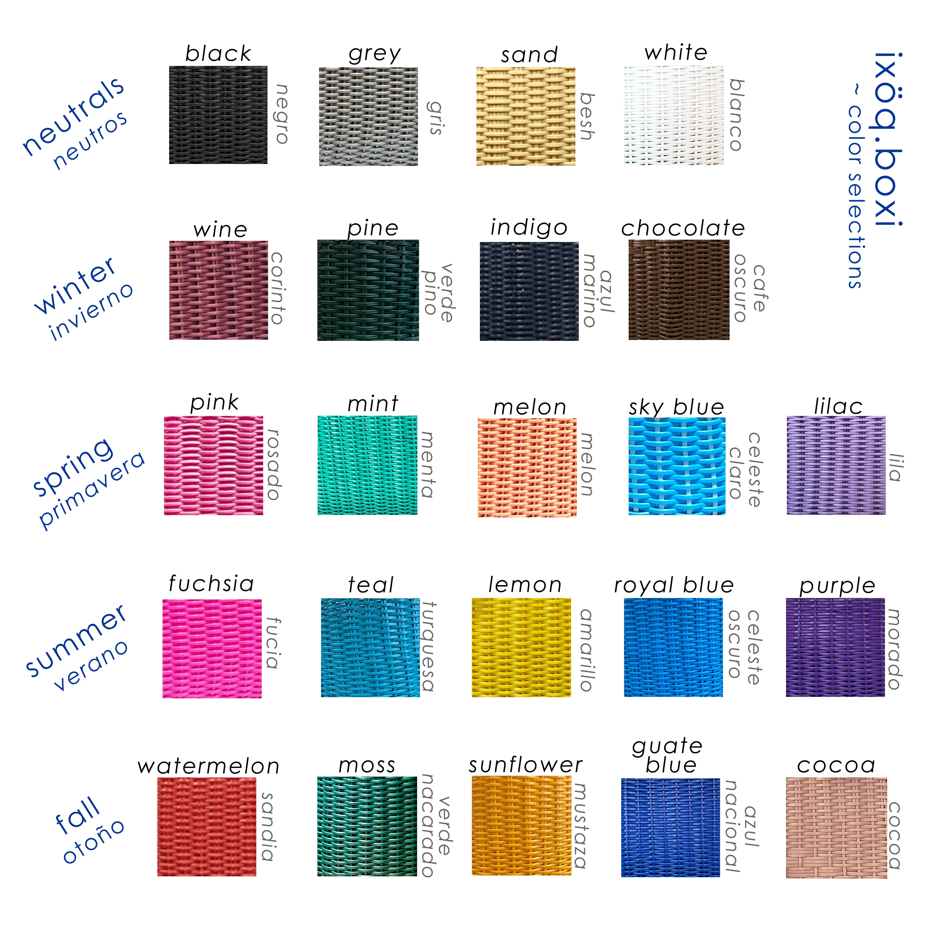 round 'catch all' / planters ~ interweave