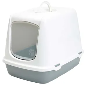 Savic Oscar Toilet Home for Cats (Cool Grey)