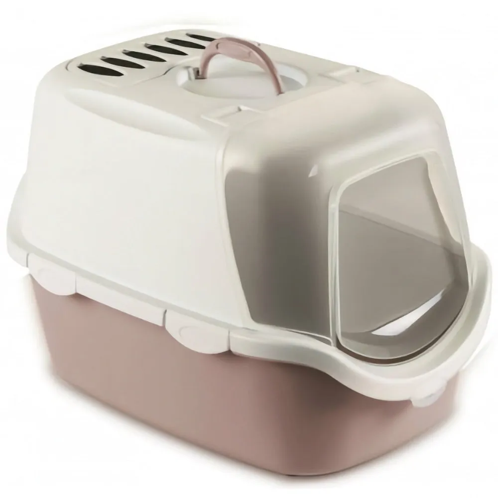 Stefanplast Cathy Easy Clean Hooded Cat Litter Pan